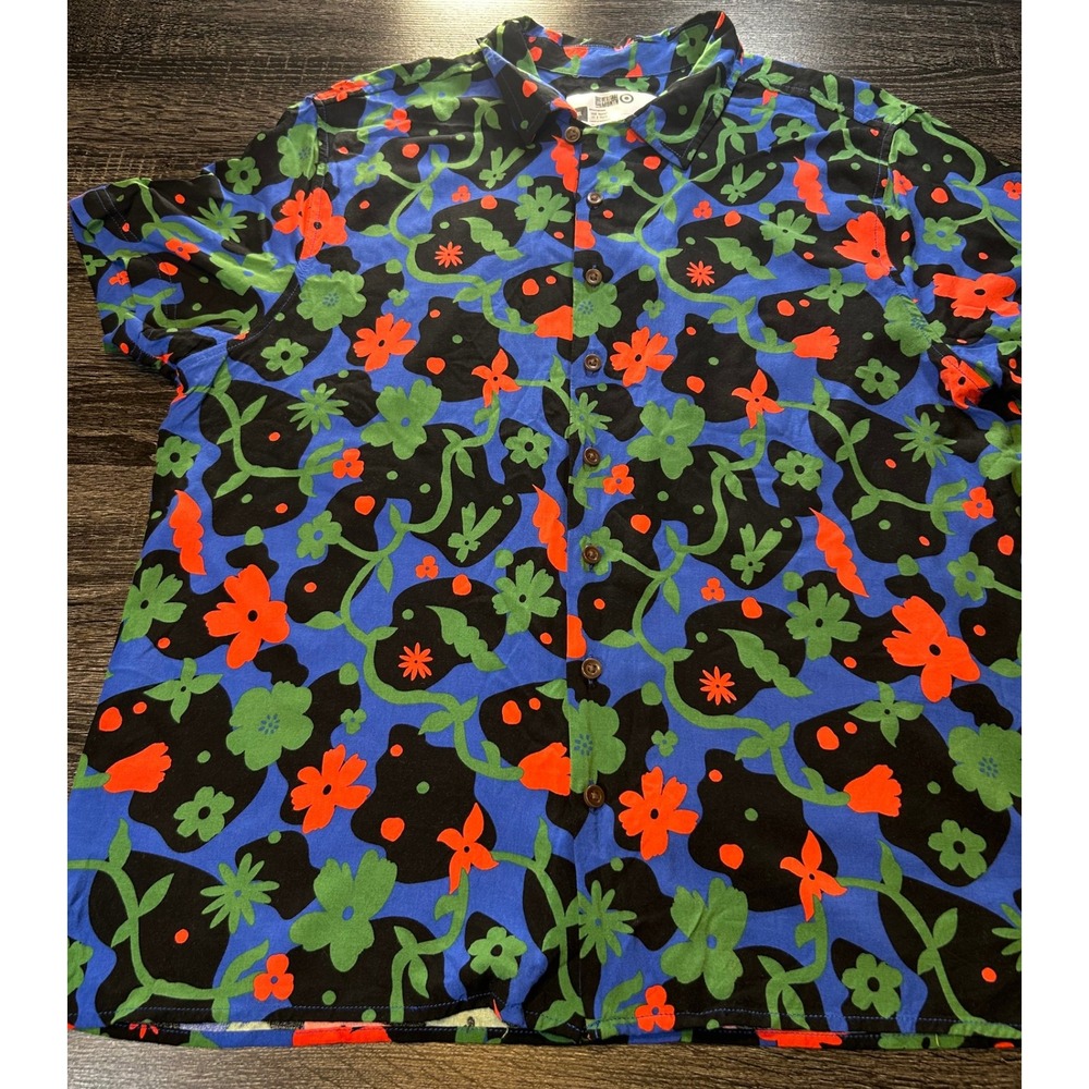 Target Latino Heritage Month Men's Shirt XL Multicolor Floral Limited Edition
